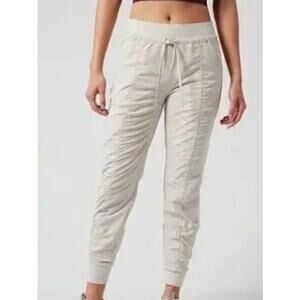 NWT Athleta Attitude Jogger Pants High Rise Ruched Lightweight Packable Women 4